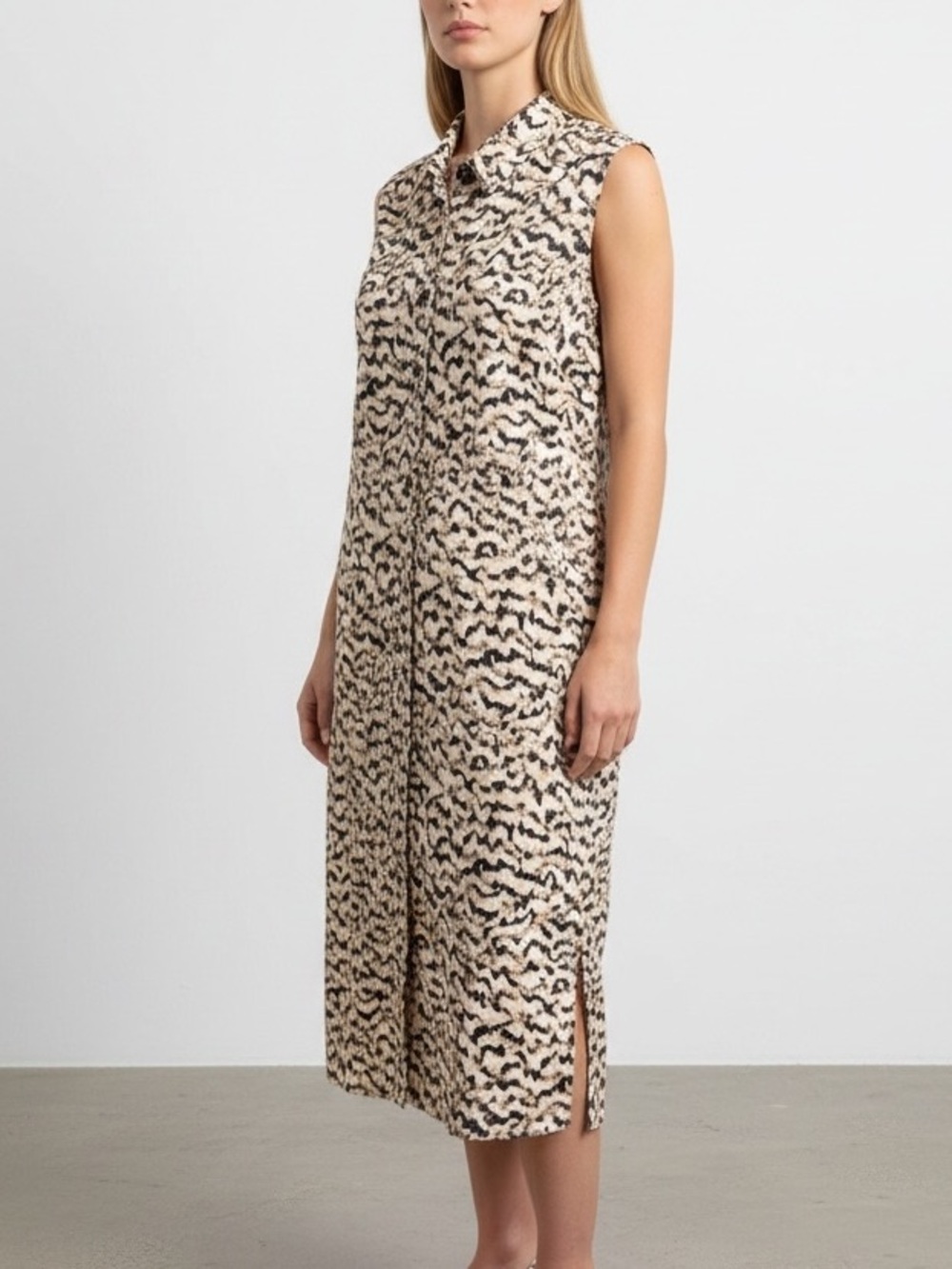 NWT Gerard Darel Sleeveless Shirt Dress
